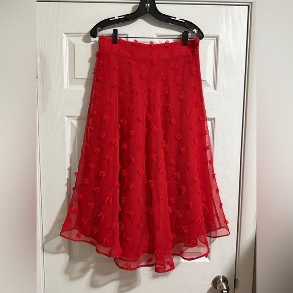 Anthropologie Dresses & Skirts - Anthropologie StyleKeepers Red Skirt - Medium - NWT